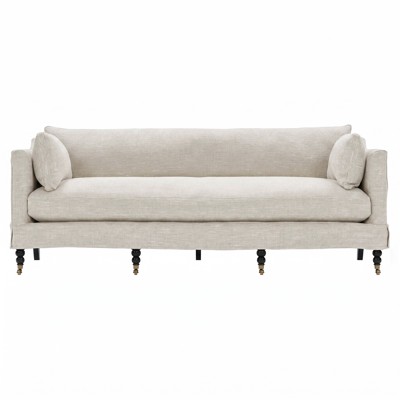 Madeline Dune Performance Skirted Sofa - 90"