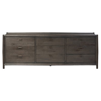 Genesis Rustic Lodge Black Oak Triple Dresser