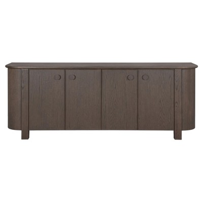 Zane Modern Classic Dark Brown Oak Sideboard