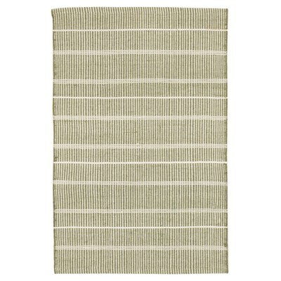 Amiel Coastal Sage Striped Patterned Performance Indoor Outdoor Rug - 2'x3'