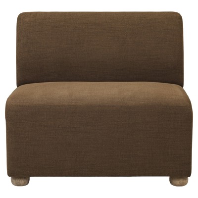 Clemence Modern Classic Brown Crypton Dining Banquette - 39"