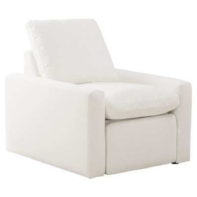 Enzo Coastal Beach Woven Water Hyacinth Arm Chair