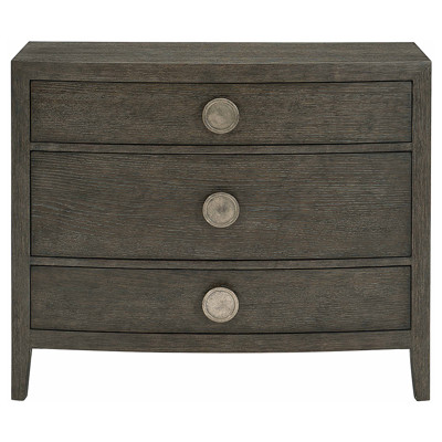 Landon Modern Masculine Charcoal Brown Wood Dresser