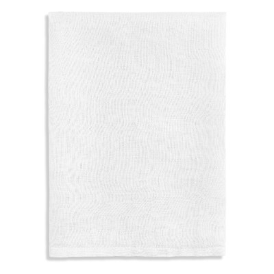 L'Objet Sateen Modern Classic White Linen Napkins - Set of 4