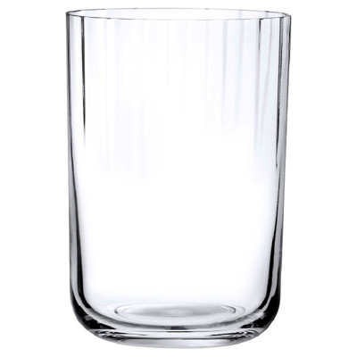 Neo Modern Classic Clear Crystal Long Drinking Glass - Set of 2