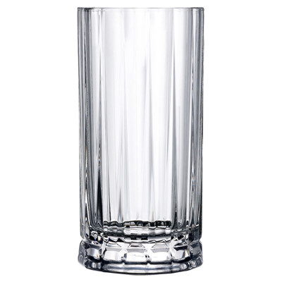 Wayne Modern Classic Clear Crystal Large High Ball Glass - Set of 4