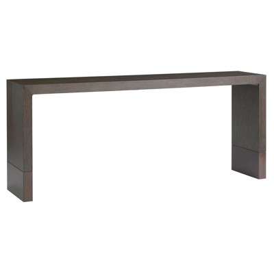Park City Chestnut Brown And Burnished Bronze Deer Valley Console Table