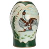 Ellsworth French Country Green Ceramic Mallard Motif Vase