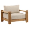 Julian Coastal Beach Natural Teak Outdoor Lounge Chair