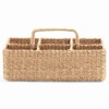 Voru Coastal Beach Brown Abaca Glassware Storage