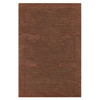Guernica Modern Classic Brown Wool Geometric Patterned Rug - 3'6"x5'6"