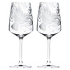 Lucy Coastal Beach Clear Red Wine Glass - Set of 2