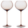 Quinn Modern Classic Amber Red Wine Glass - Set of 2