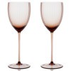 Quinn Modern Classic Amber White Wine Glass - Set of 2