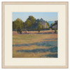 Maddie French Country Green Landscape Beige Frame Painting