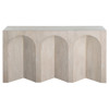 Arlee Modern Classic Beige Wood Console Table