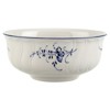 Old Luxembourg French Country White Porcelain Soup Bowl
