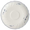 Old Luxembourg French Country White Porcelain Saucer