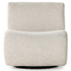 Schneider Modern Classic White Performance Boucle Swivel Chair