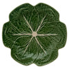 Cabbage French Green Stoneware Dinner Plates - Set of 4