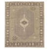 Radko Global Bazaar Brown Cotton Patterned Hand Knotted Rug - 8'x10'