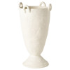 Louis White Ceramic Decorative Table Vase