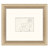 Maeve Modern Classic Figure Champagne Frame Illustration