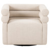 Eliana Modern Classic Hampton Cream Performance Swivel Living Room Chair