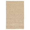 Nakeru Coastal Beach Beige Solid Natural Jute Rug - 6'x9'