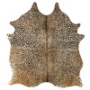 Janet Rustic Lodge Leopard Print Hair On Hide Rug - 5'x7'