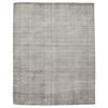 Remington Modern Classic Grey Striated Patterned Rug - 10'x14'