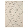 Vaela Modern Classic Cream Diamond Patterned Rug - 4'x6'