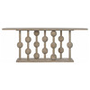 Abacus Modern Classic Grey Washed Reclaimed Wood Abacus Console Table