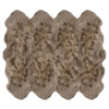 Veruca Modern Taupe Sheepskin 8 Pelt Fur Rug - 6'x7'