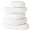 Felicity Modern White Alabaster Rocks - Set of 5