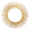 Radiate Hollywood Gold Aluminum Sunburst Charger Plate - Set of 4