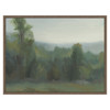 Arbres French Country Green Forest Landscape Brown Frame Painting II - 30x40