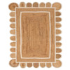 Belinda Coastal Beach Natural Jute Rug - 5'x7'