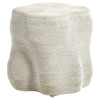 Palecek Jaden Coastal Beach Whitewash Woven Rope Wrapped Side Table
