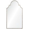 Patricia Hollywood Regency Silver Leaf Wall Mirror