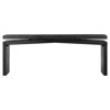Rayan Rustic Lodge Black Reclaimed Solid Pine Wood Rectangular Console Table