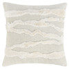 Renee Modern Classic Cream Linen Decorative Throw Pillow - 22x22