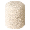 Ezekiel Modern Classic Cream Round Pouf