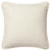 Coastal Beach Cream Down Fill Decorative Throw Pillow - 22x22