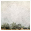 Apo French Country Grey Forest Landscape Brown Frame Painting 1 - 49x49