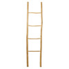 Pigeon and Poodle Provo Coastal Beach Natural Teak Wood Leaning Towel Rack