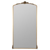 Ambrose French Country Antique Gold Metal Ornate Floor Mirror