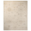 Peyton French Country Beige Wool Floral Patterned Hand Knotted Rug - 9'6"x13'6"