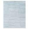 Dakota Modern Light Blue Hand Knotted Wool Solid Hand Knotted Rug - 8'x10'