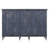 Ashley French Country Distressed Blue Mango Wood Sideboard